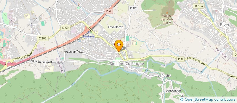 localisation de l'entreprise MONSIEUR ANTONIN CANAVESE  SIMIANE-COLLONGUE