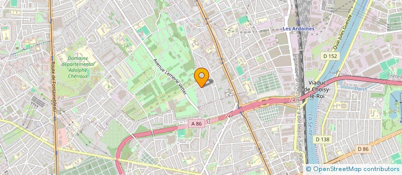 localisation de l'entreprise MONSIEUR ANTONIN CAORS  VITRY-SUR-SEINE