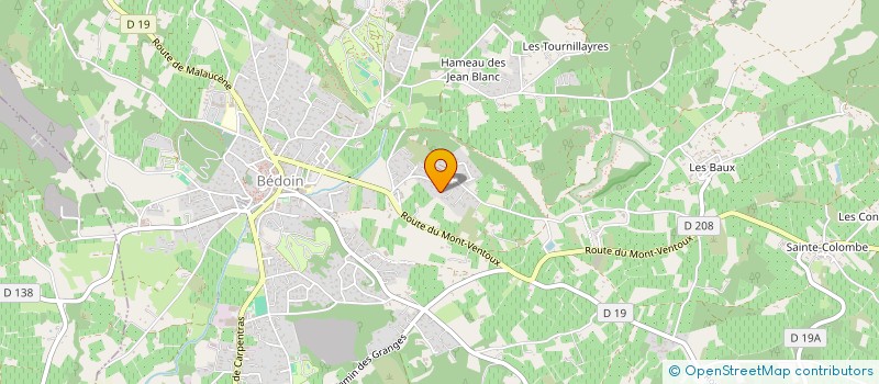 localisation de l'entreprise MONSIEUR ANTONIN CAPOULADE  BEDOIN