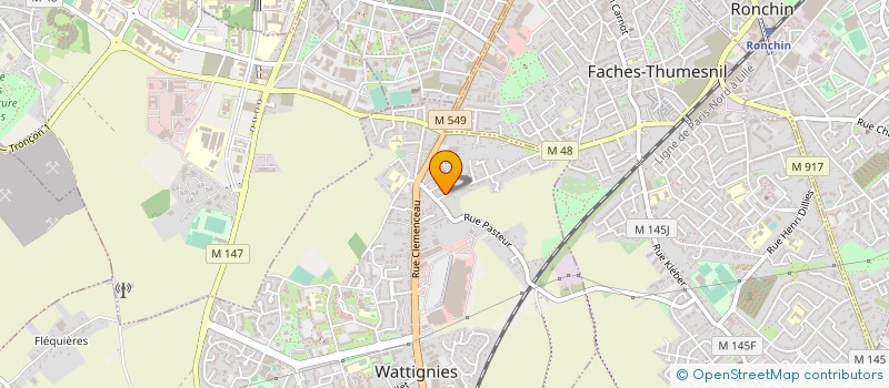 localisation de l'entreprise MONSIEUR ANTONIN CAUDRELIER  WATTIGNIES