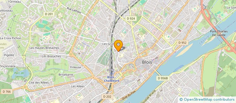 localisation de l'entreprise MONSIEUR ANTONIN CAZAUX  BLOIS