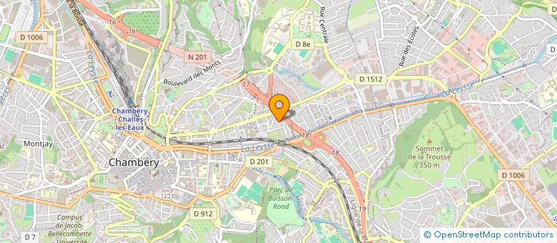 localisation de l'entreprise MONSIEUR ANTONIN CECCHINI  CHAMBERY