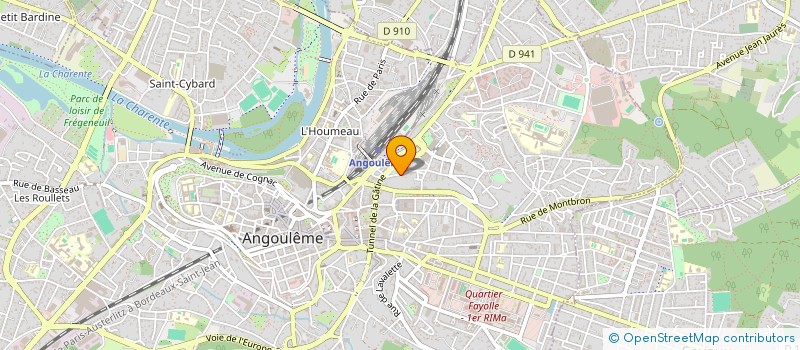 localisation de l'entreprise MONSIEUR ANTONIN CELLIER à ANGOULEME