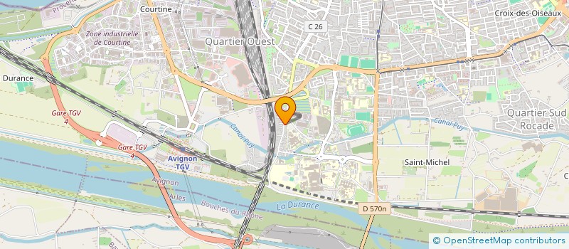 localisation de l'entreprise MONSIEUR ANTONIN CHARDELAIN  AVIGNON