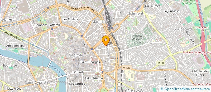 localisation de l'entreprise MONSIEUR ANTONIN CHARTIER à TOULOUSE