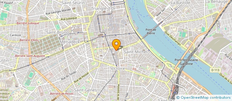 localisation de l'entreprise MONSIEUR ANTONIN CHERON  BORDEAUX