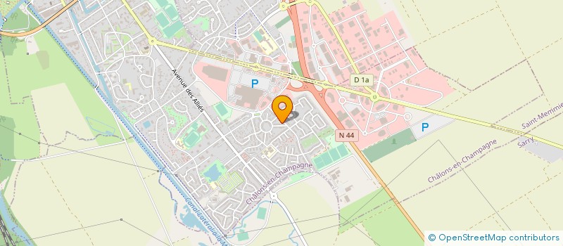 localisation de l'entreprise MONSIEUR ANTONIN CORREIRA DA SILVA à CHALONS-EN-CHAMPAGNE