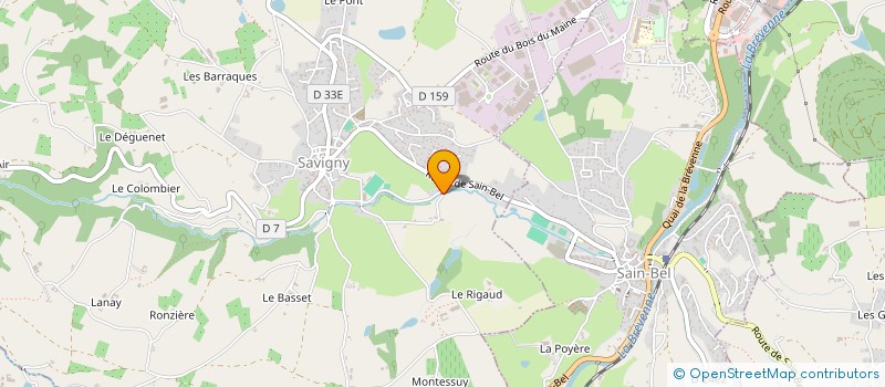 localisation de l'entreprise MONSIEUR ANTONIN COTE à SAIN-BEL