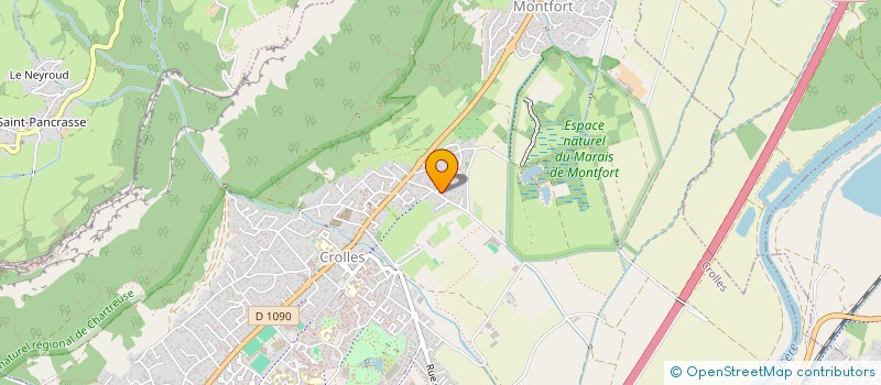 localisation de l'entreprise MONSIEUR ANTONIN COULON  CROLLES