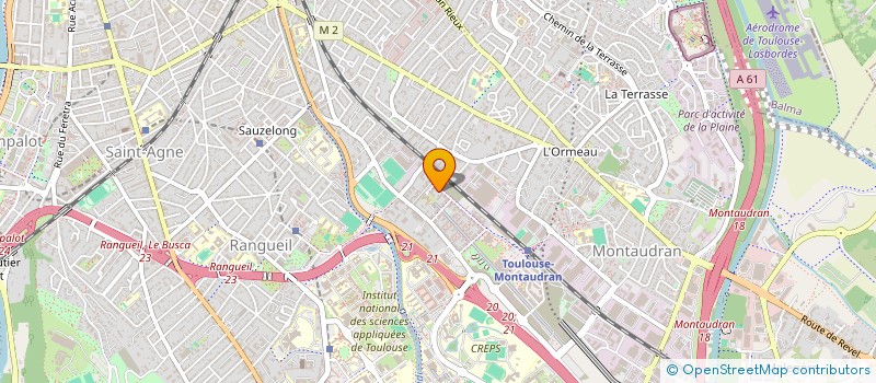 localisation de l'entreprise MONSIEUR ANTONIN COUMES  TOULOUSE