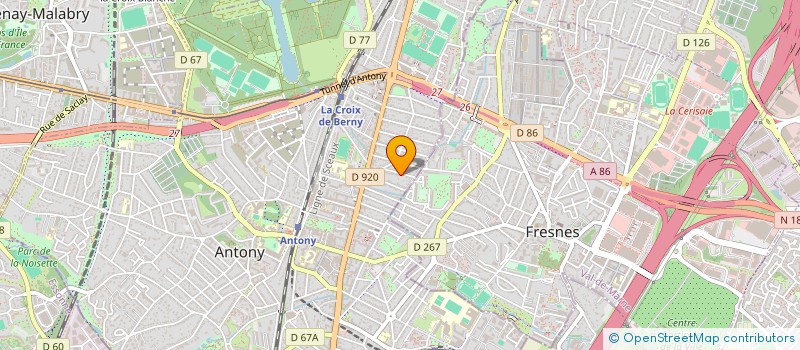 localisation de l'entreprise MONSIEUR ANTONIN DE JUST PELLICER à ANTONY