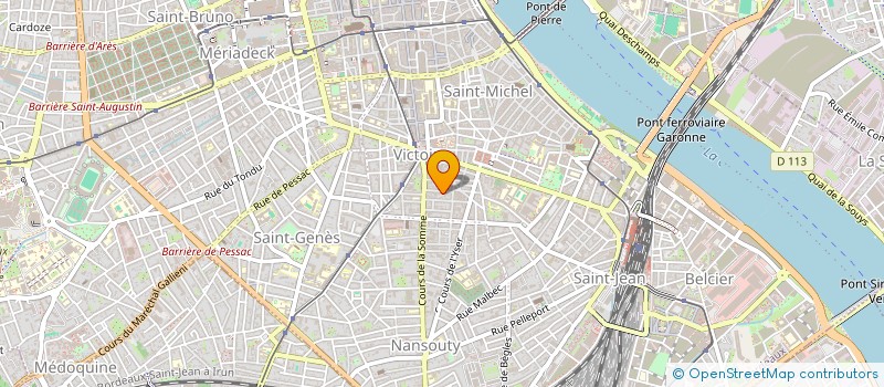 localisation de l'entreprise MONSIEUR ANTONIN DELBOS  BORDEAUX