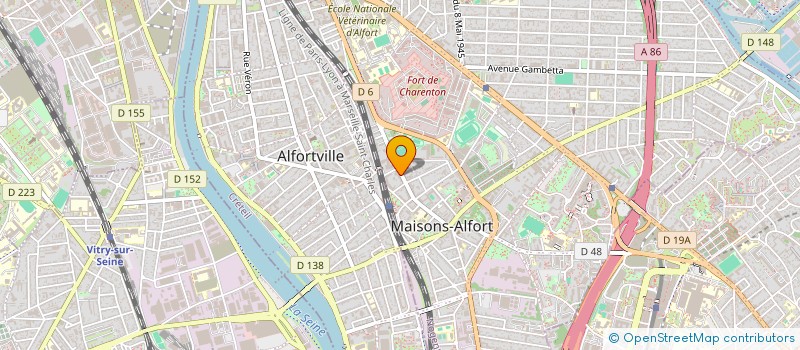 localisation de l'entreprise MONSIEUR ANTONIN DELUCHAT à MAISONS-ALFORT