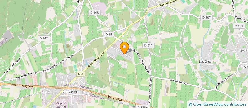 localisation de l'entreprise MONSIEUR ANTONIN DEMANGEON  CABRIERES-D'AVIGNON