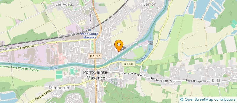 localisation de l'entreprise MONSIEUR ANTONIN DESAVISSE  PONT-SAINTE-MAXENCE