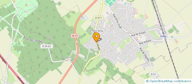 localisation de l'entreprise MONSIEUR ANTONIN DEVENYNS à VIMY