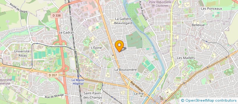 localisation de l'entreprise MONSIEUR ANTONIN DRAPEAU  LE MANS