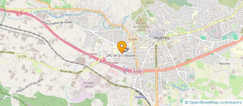 localisation de l'entreprise MONSIEUR ANTONIN DURANDEAU  HYERES