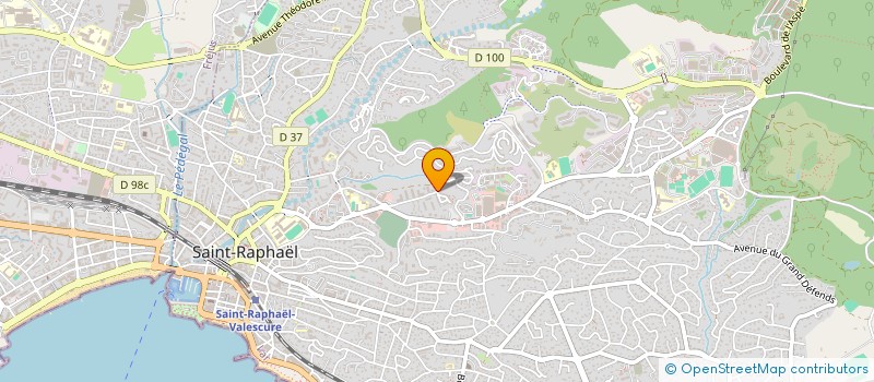 localisation de l'entreprise MONSIEUR ANTONIN EIDEL  SAINT-RAPHAEL