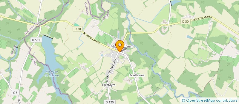 localisation de l'entreprise MONSIEUR ANTONIN FAISSOLLE  MONGUILHEM