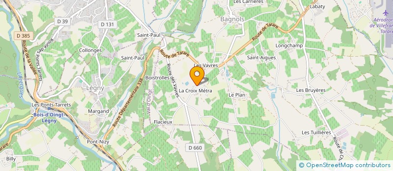 localisation de l'entreprise MONSIEUR ANTONIN FAVEL  BAGNOLS