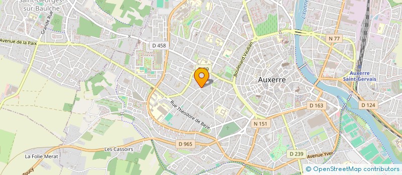 localisation de l'entreprise MONSIEUR ANTONIN FEMENIAS à AUXERRE