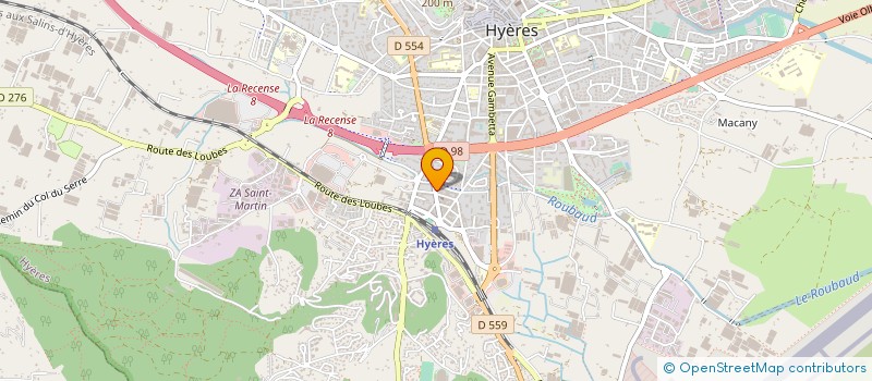 localisation de l'entreprise MONSIEUR ANTONIN FLAVIAN  HYERES