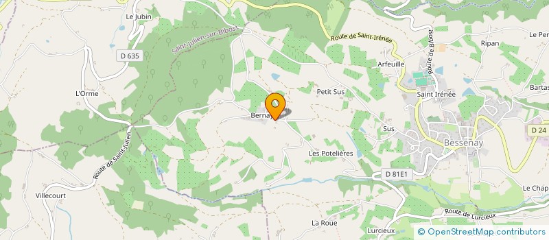 localisation de l'entreprise MONSIEUR ANTONIN FLEURY  BESSENAY