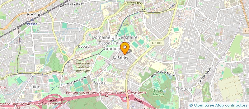 localisation de l'entreprise MONSIEUR ANTONIN FOREST  TALENCE