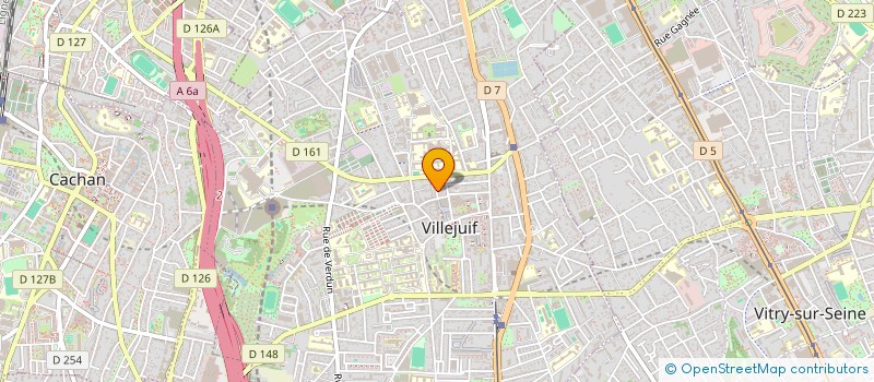 localisation de l'entreprise MONSIEUR ANTONIN FOURCADE  VILLEJUIF