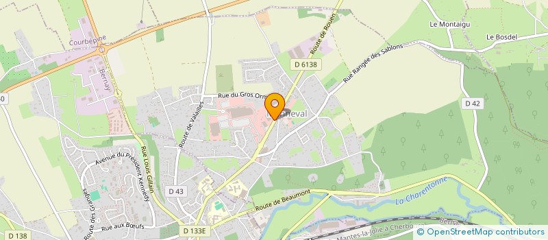 localisation de l'entreprise MONSIEUR ANTONIN FRETARD  MENNEVAL