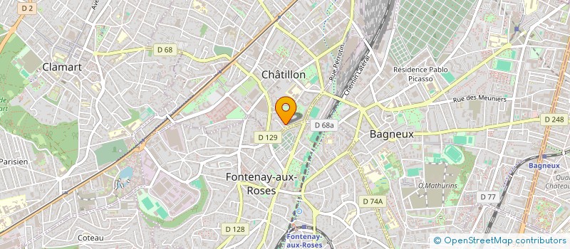 localisation de l'entreprise MONSIEUR ANTONIN GALLET  CHATILLON