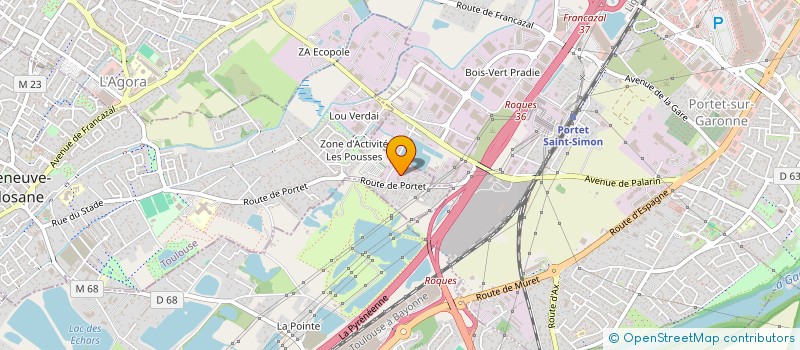 localisation de l'entreprise MONSIEUR ANTONIN GARCIA à VILLENEUVE-TOLOSANE