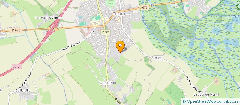 localisation de l'entreprise MONSIEUR ANTONIN GASTIN  TROARN