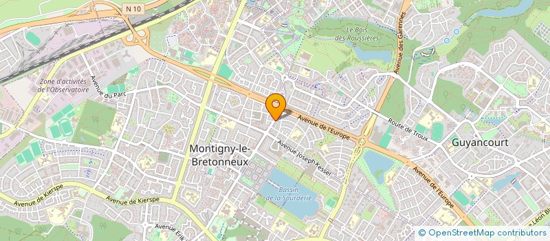 localisation de l'entreprise MONSIEUR ANTONIN GAUTHIER à MONTIGNY-LE-BRETONNEUX
