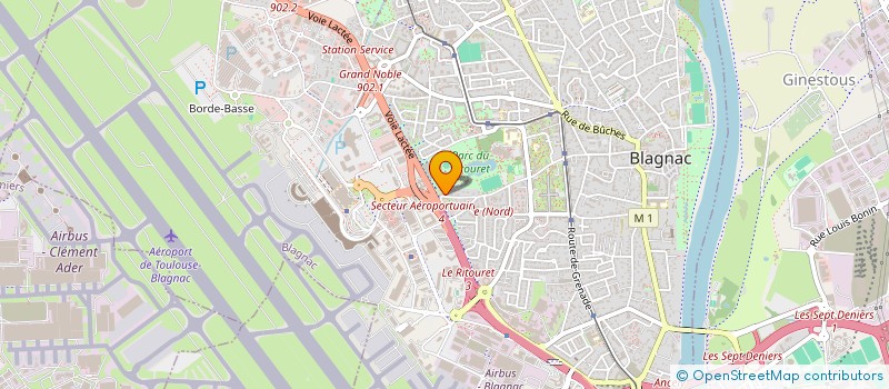 localisation de l'entreprise MONSIEUR ANTONIN GHILARDINI  BLAGNAC