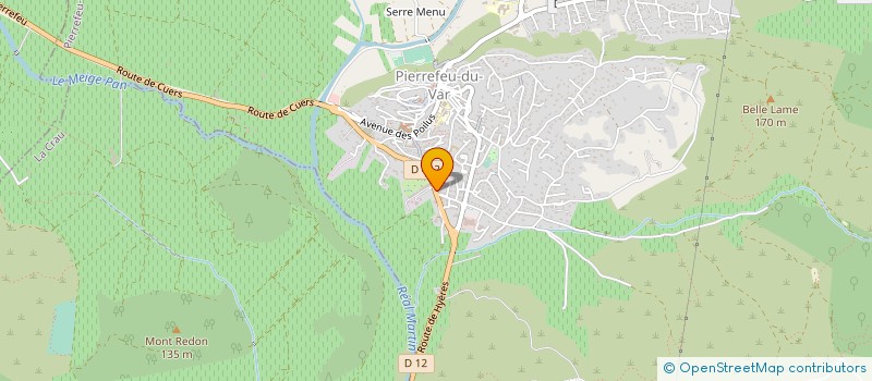 localisation de l'entreprise MONSIEUR ANTONIN GRIS  PIERREFEU-DU-VAR