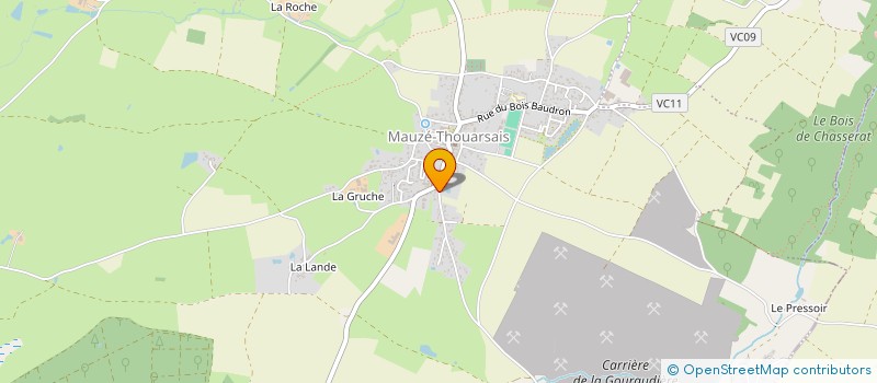 localisation de l'entreprise MONSIEUR ANTONIN GUILLAUME  THOUARS