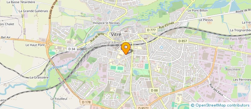 localisation de l'entreprise MONSIEUR ANTONIN HABAULT  VITRE