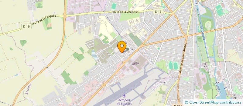 localisation de l'entreprise MONSIEUR ANTONIN HACAN  BOURGES