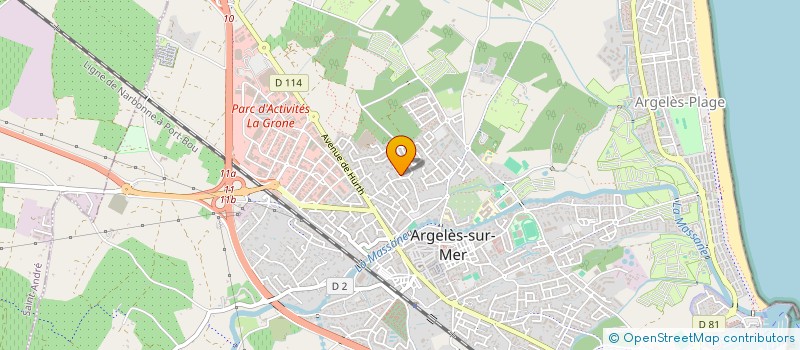 localisation de l'entreprise MONSIEUR ANTONIN HERACLE  ARGELES-SUR-MER