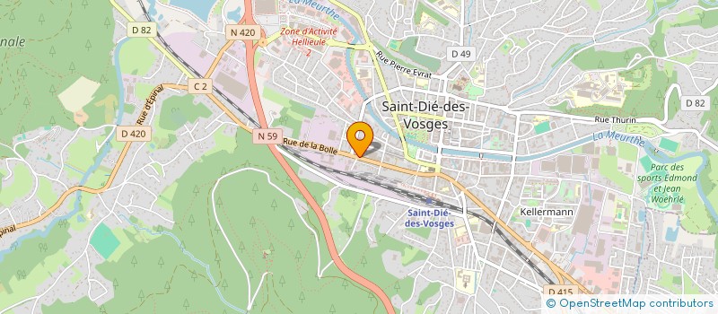 localisation de l'entreprise MONSIEUR ANTONIN HERRY à SAINT-DIE-DES-VOSGES