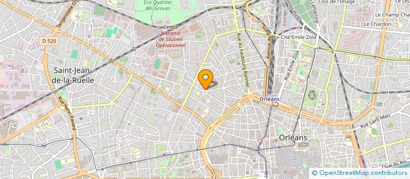 localisation de l'entreprise MONSIEUR ANTONIN JOURDAS à ORLEANS