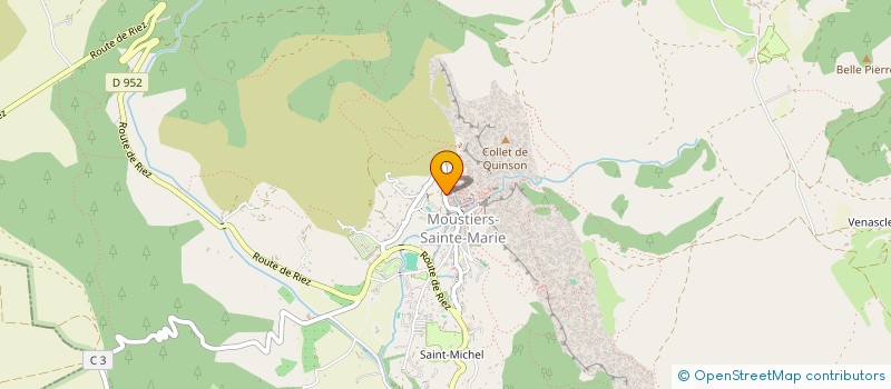 localisation de l'entreprise MONSIEUR ANTONIN JUPPE  MOUSTIERS-SAINTE-MARIE