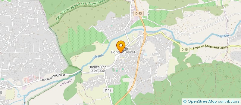 localisation de l'entreprise MONSIEUR ANTONIN KRIEG  FORCALQUEIRET