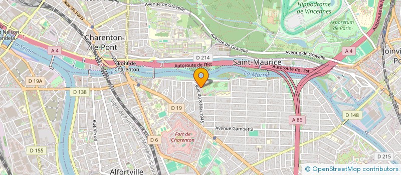 localisation de l'entreprise MONSIEUR ANTONIN LANFRANCHI  MAISONS-ALFORT