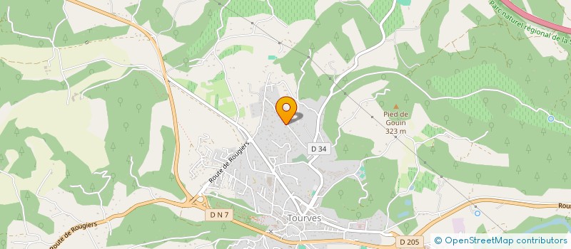 localisation de l'entreprise MONSIEUR ANTONIN LEBEAU  TOURVES