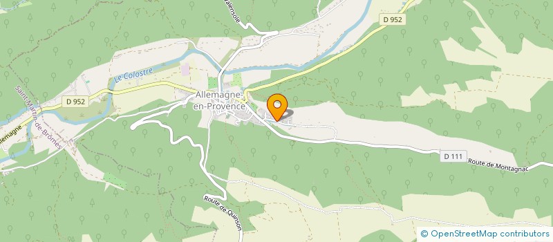 localisation de l'entreprise MONSIEUR ANTONIN LENTZ  ALLEMAGNE-EN-PROVENCE