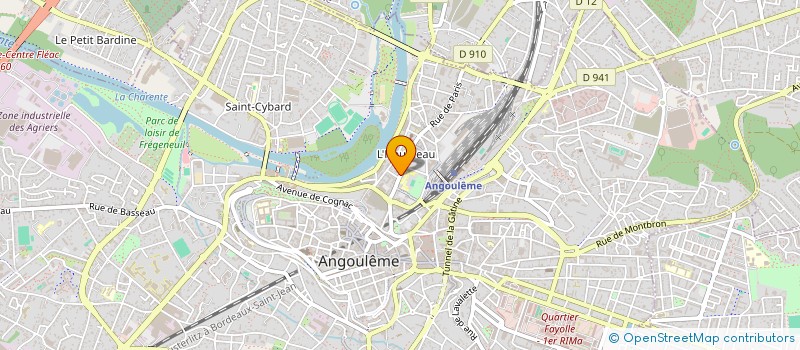localisation de l'entreprise MONSIEUR ANTONIN LEURET à ANGOULEME