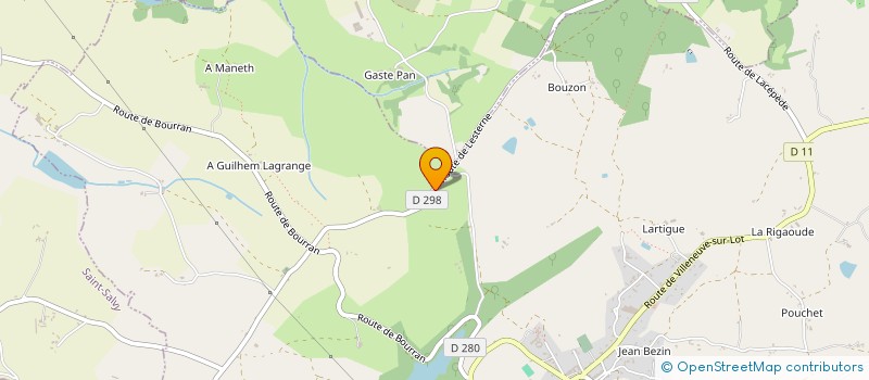 localisation de l'entreprise MONSIEUR ANTONIN LOUIS  PRAYSSAS